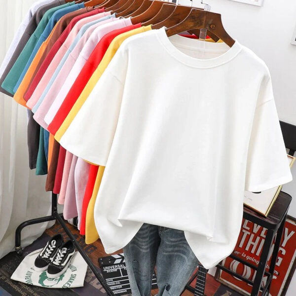 Pauline - T-shirt oversize en coton pour femme – Image 5