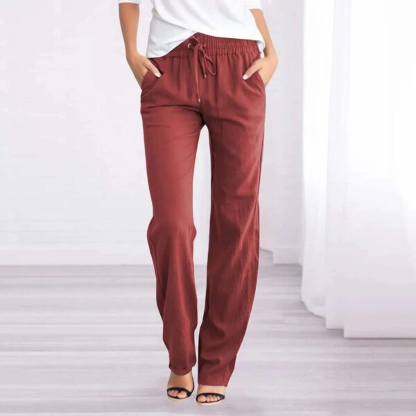 Caprice - Pantalon droit décontracté et respirant – Image 3