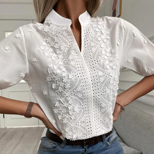 Lucia - Chemisier brodé pour femme – Image 3