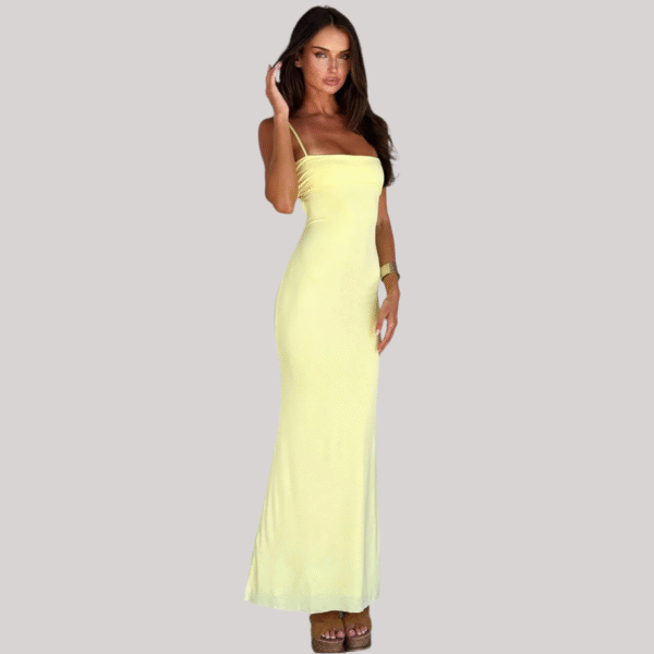 Lesley - Robe longue moulante