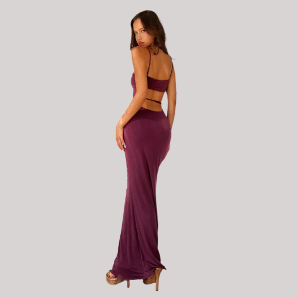 Lesley - Robe longue moulante – Image 3