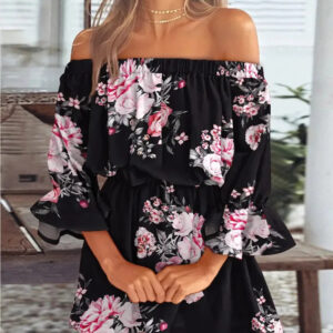 Martina - Mini robe sans bretelles