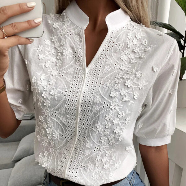 Lucia - Chemisier brodé pour femme – Image 2