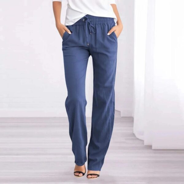 Caprice - Pantalon droit décontracté et respirant – Image 4