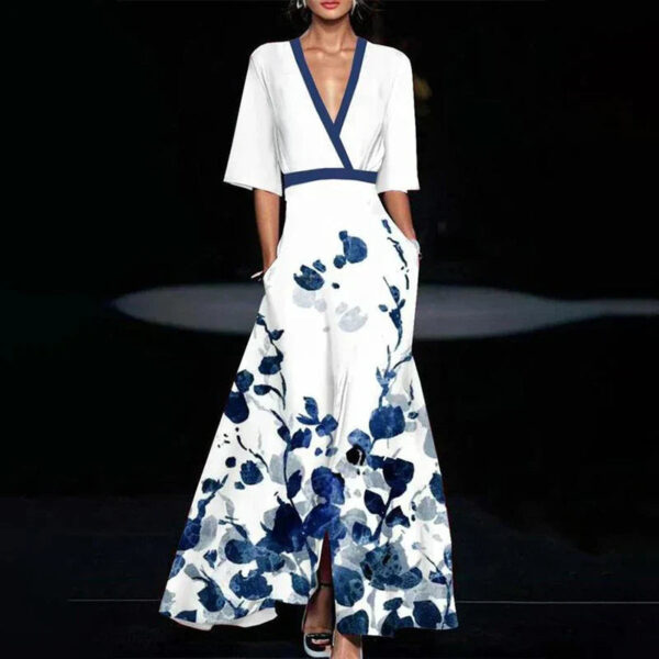 Matisse – Robe longue florale élégante – Image 2