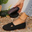 Elva - Chaussures plates tissées respirantes pour femmes