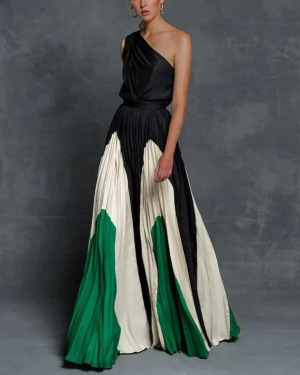 Clare - Robes maxi glamour à une épaule – Image 3