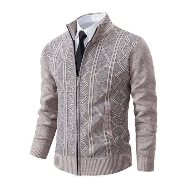 Cardigan zippé pour homme - Tobin – Image 2