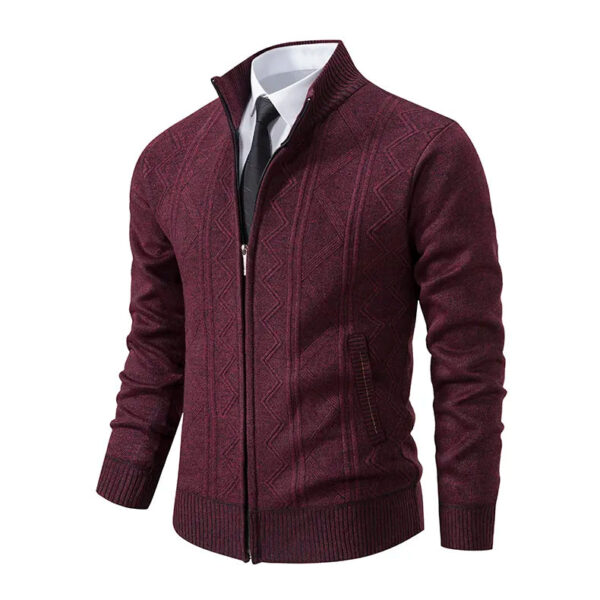 Cardigan zippé pour homme - Tobin – Image 4
