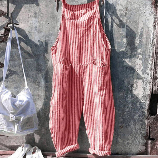 Philomena - Combinaison ample à rayures au look vintage – Image 2