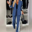 Muriel - Ensemble élégant composé d'un blazer à manches longues et d'un pantalon