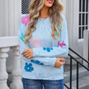 Aislin | Pull décontracté au crochet fleuri