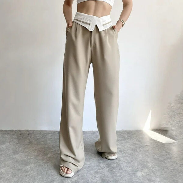 Polly - Pantalons à jambes larges pour femmes – Image 3