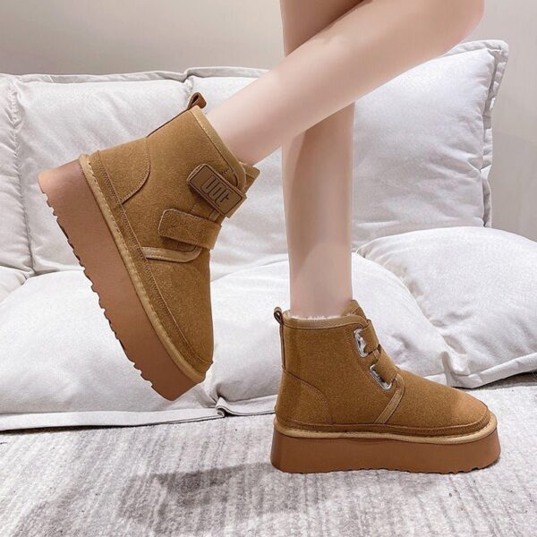 Victoria - Bottes d'hiver ajustables pour femmes en peluche – Image 3