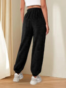 Elsie - Pantalon de survêtement en polaire taille haute pour femme