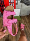 Rosalind - Sandales à talon plat pour femme avec fermeture velcro