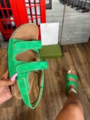 Rosalind - Sandales à talon plat pour femme avec fermeture velcro