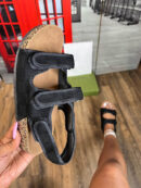 Rosalind - Sandales à talon plat pour femme avec fermeture velcro