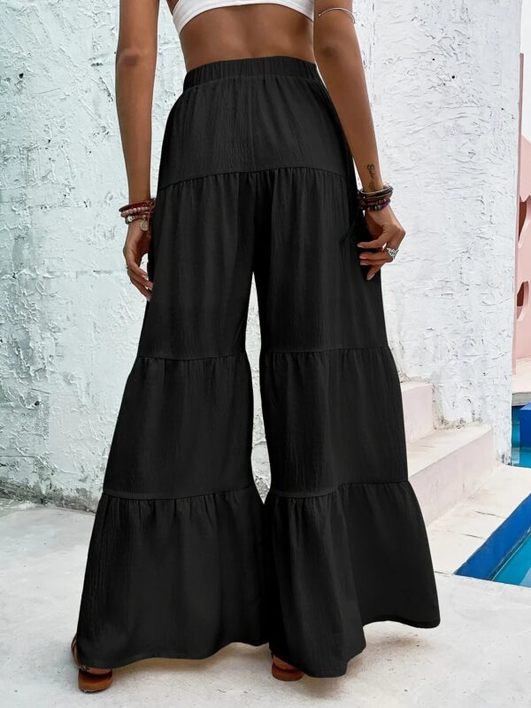Ardella - Pantalon large à ourlet volant pour femmes – Image 5