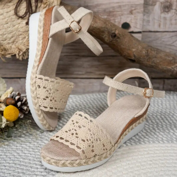 Sabrina - Sandales compensées orthopédiques confortables – Image 5