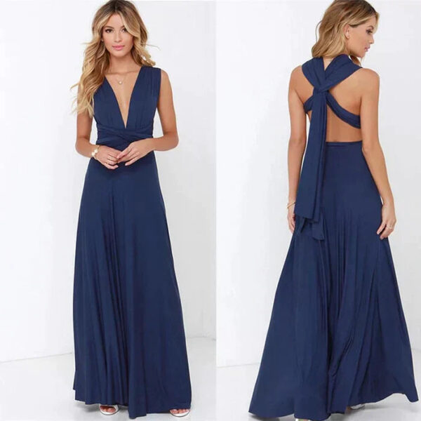 Juliet - Robe portefeuille avec ceinture élastique – Image 3