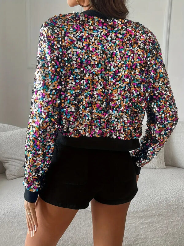 Iris - Veste décontractée à paillettes pour femme – Image 5