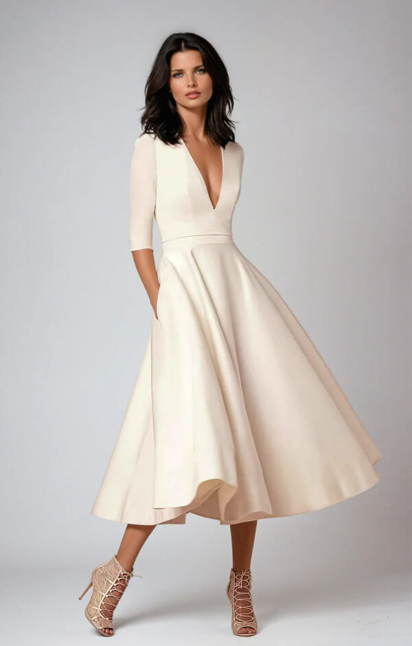 Albina - Robe swing rétro des années 60
