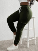 Emilia - Pantalon cargo pour femme avec cordon de serrage