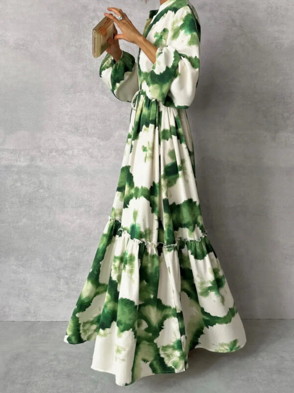 Cerena – Robe longue élégante à manches longues – Image 2