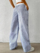 Mildred - Pantalon large rayé pour femmes