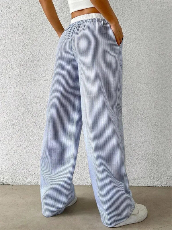 Mildred - Pantalon large rayé pour femmes – Image 5