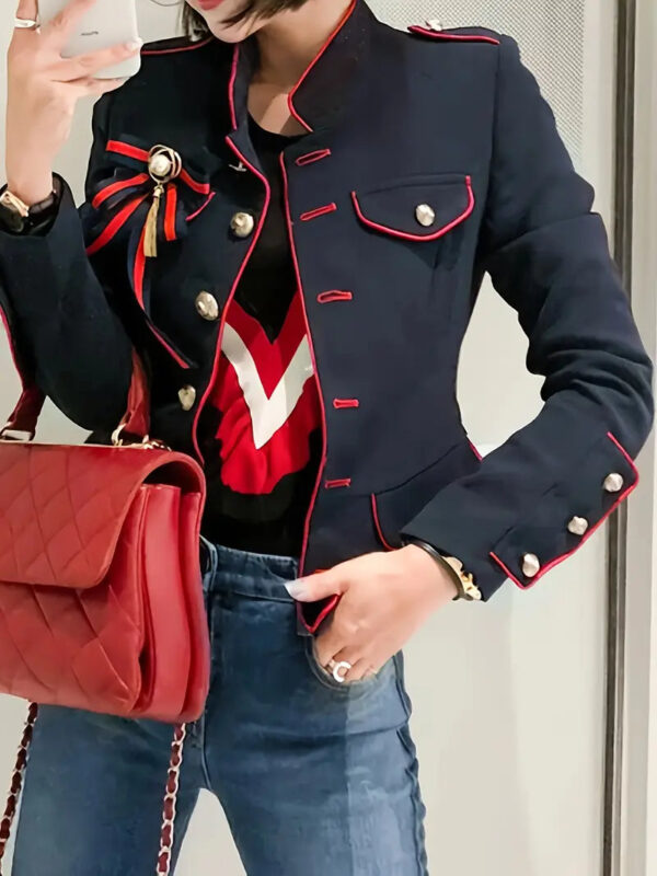 Bonnie - Veste élégante avec patte de boutonnage