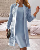 Lucy - Ensemble deux pièces - robe cardigan en dentelle pour femmes