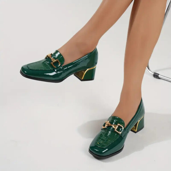 Annette - Mocassins à talon épais pour femme – Image 5