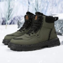 Levi - Bottes de neige pour hommes à semelles épaisses