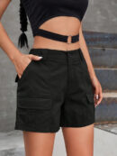Rosamund - Short cargo taille haute pour femme