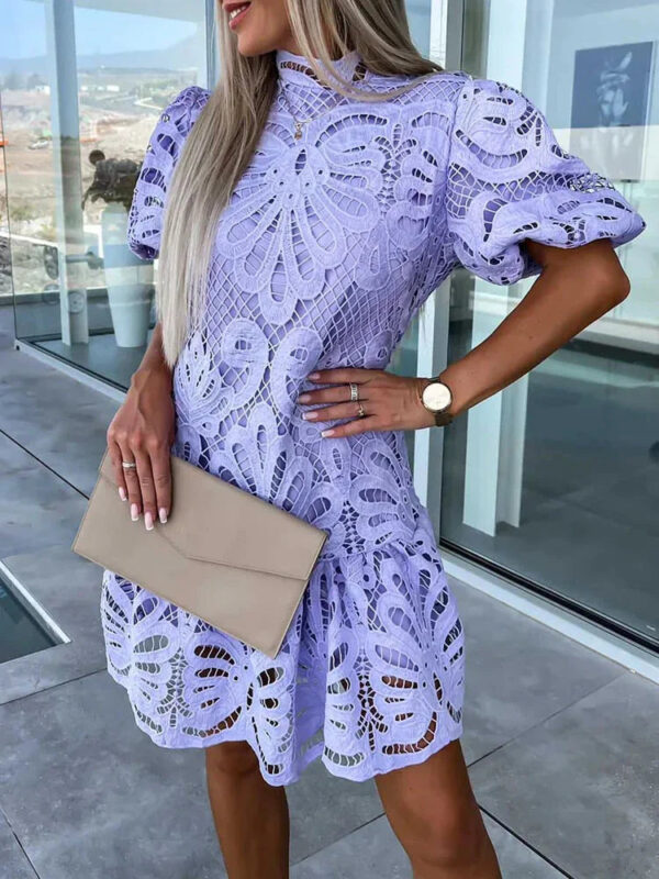 Antoinette - Robe élégante en dentelle brodée – Image 3