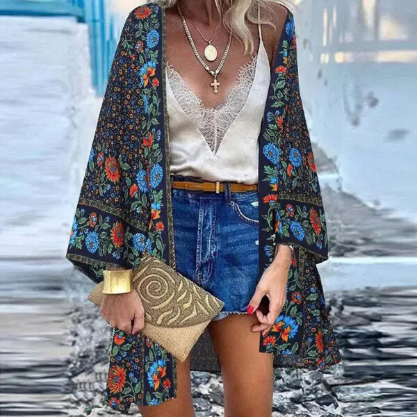 Carmella - Kimono bohème vintage – Image 4