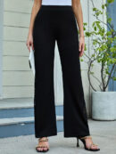 Maxine - Pantalon large élégant avec empiècement en dentelle