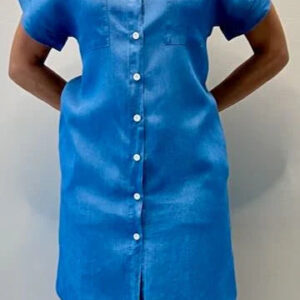Kerriana - Robe chemise décontractée en jean