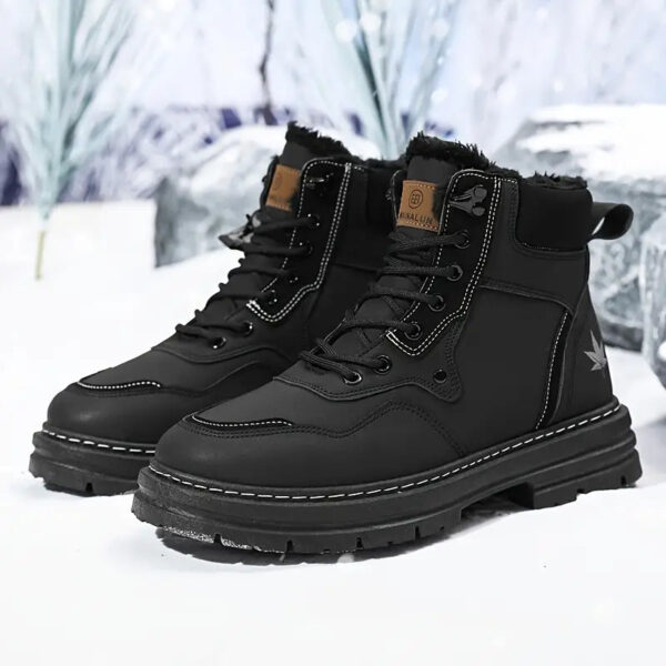 Levi - Bottes de neige pour hommes à semelles épaisses – Image 2