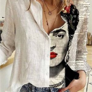 Fernanda - Chemise élégante à manches longues et volants