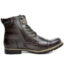 Bottes de moto en cuir véritable - Rhion