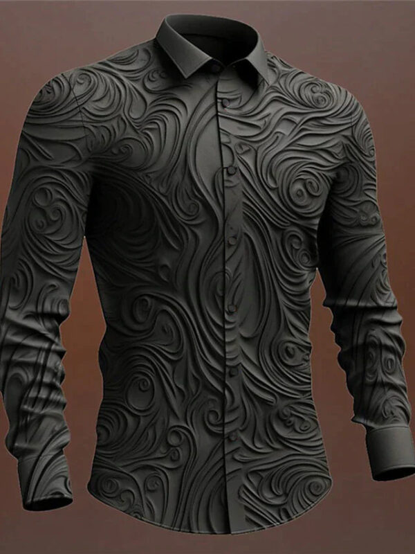 Levi - Chemise gothique vintage pour homme