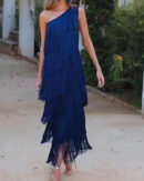 Robe andalouse à franges
