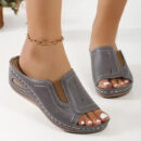Myrta - Sandales compensées orthopédiques confortables