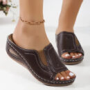 Myrta - Sandales compensées orthopédiques confortables