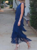 Robe andalouse à franges