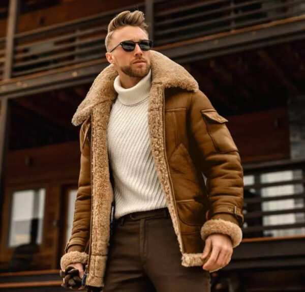 William - Veste en peau de mouton pour homme – Image 4