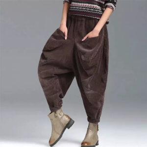 Martha - Pantalon sarouel d'hiver ample